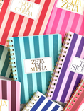 Load image into Gallery viewer, Stripe Sorority Notebook (Pack of 4)
