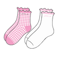 Load image into Gallery viewer, Gingham & Grace Sorority Sock Set - PREORDER