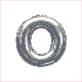 Load image into Gallery viewer, Silver Bubble Letters Needlepoint Canvas