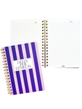 Load image into Gallery viewer, Stripe Sorority Notebook (Pack of 4)