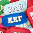Load image into Gallery viewer, Chenille Sorority Cosmetic Bag