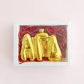 Load image into Gallery viewer, Gold Bubble Letter Sorority Ornament