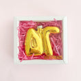 Load image into Gallery viewer, Gold Bubble Letter Sorority Ornament
