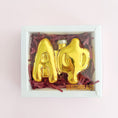 Load image into Gallery viewer, Gold Bubble Letter Sorority Ornament