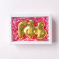 Load image into Gallery viewer, Gold Bubble Letter Sorority Ornament