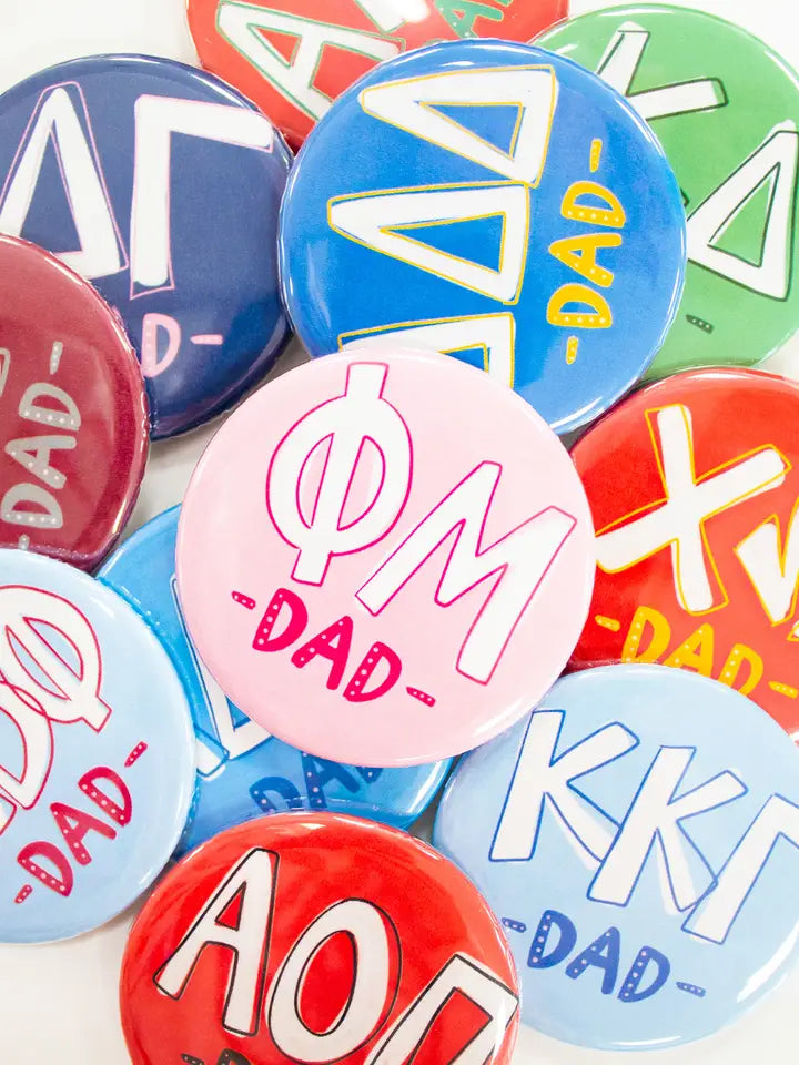 Sorority Dad Gameday Buttons