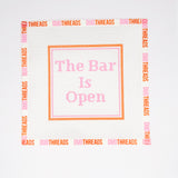 The Bar is Open Needlepoint Canvas