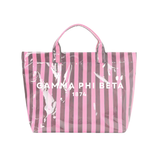 Stripe Sorority Tote Bag