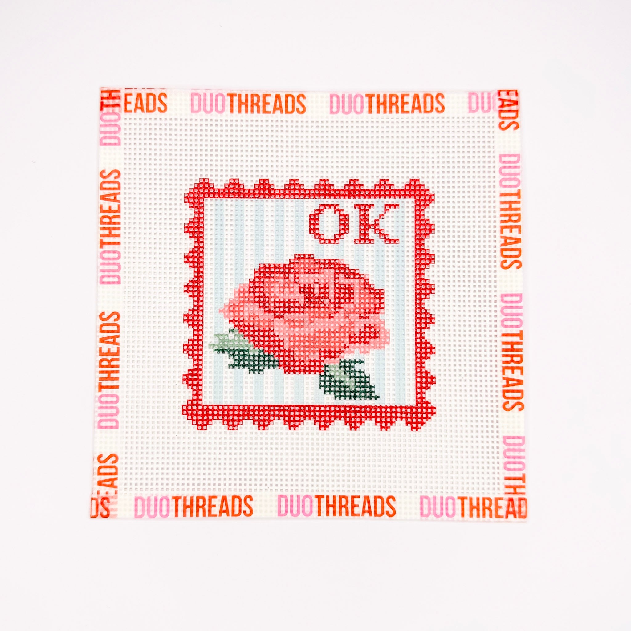 Postmarked: Oklahoma Needlepoint Canvas