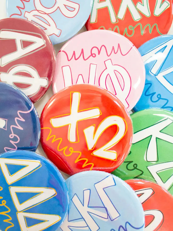 Sorority Mom Gameday Buttons