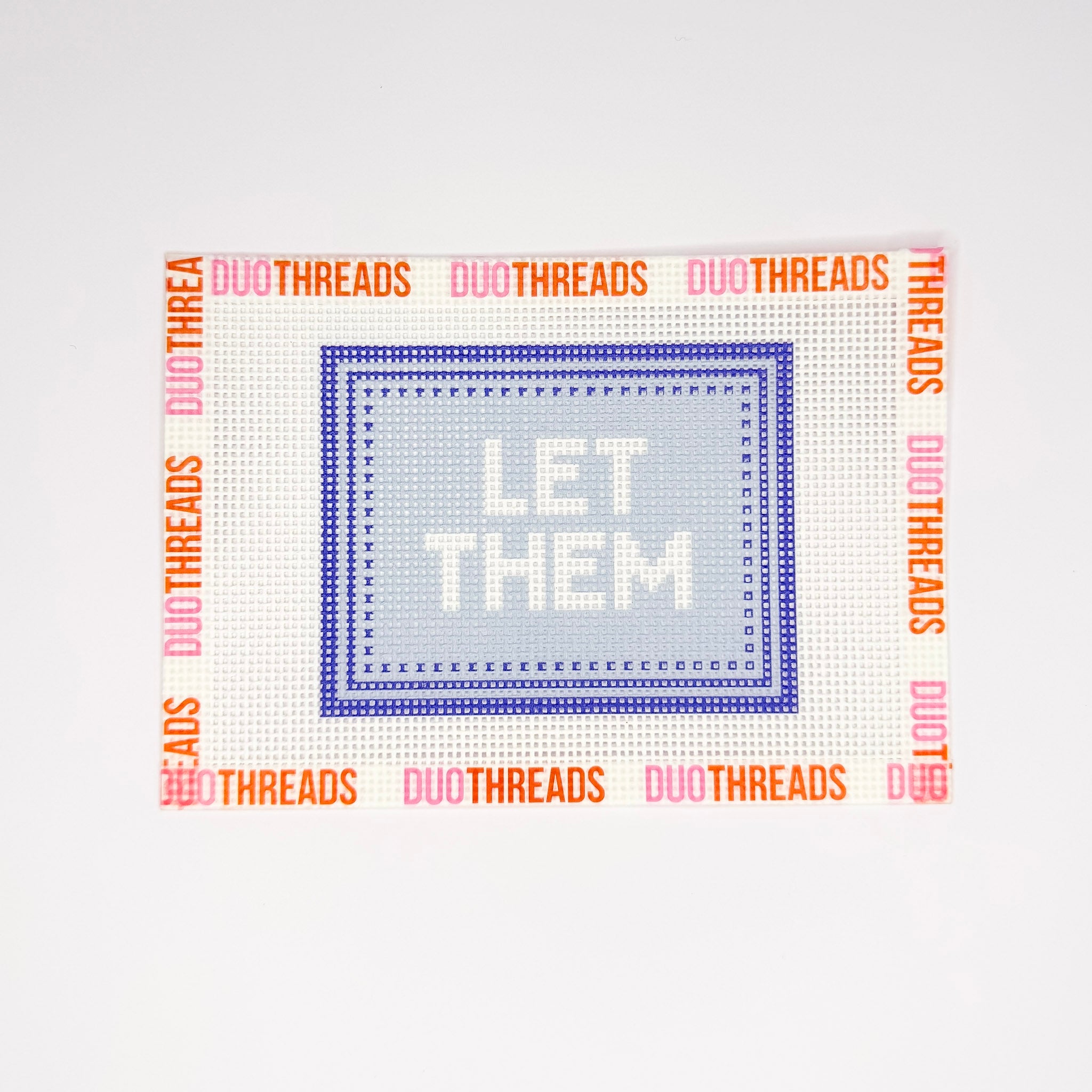 Let Them Needlepoint Canvas