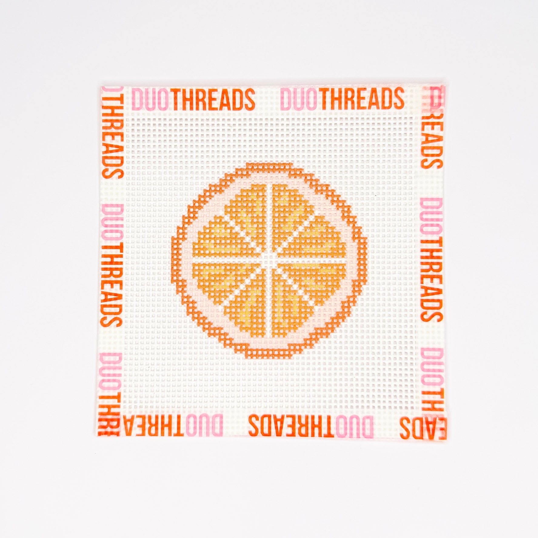 Orange Slice Needlepoint Canvas