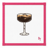 The Espresso Martini Needlepoint Canvas