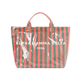 Stripe Sorority Tote Bag