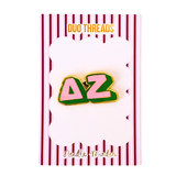 Sorority Bubble Letter Needle Minder