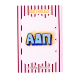 Sorority Bubble Letter Needle Minder