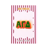 Sorority Bubble Letter Needle Minder