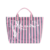 Stripe Sorority Tote Bag