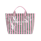 Stripe Sorority Tote Bag