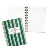 Stripe Sorority Notebook