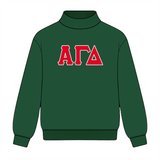 Classic Twill Mock Neck Crew