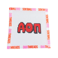 Load image into Gallery viewer, Sorority Bubble Letter Needlepoint Canvas
