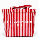 Stripe Sorority Tote Bag