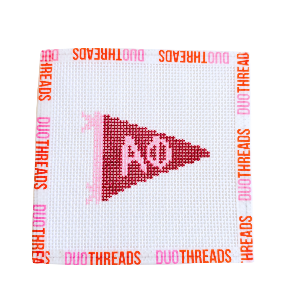 Sorority Pennant Needlepoint Canvas