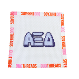 Sorority Bubble Letter Needlepoint Canvas