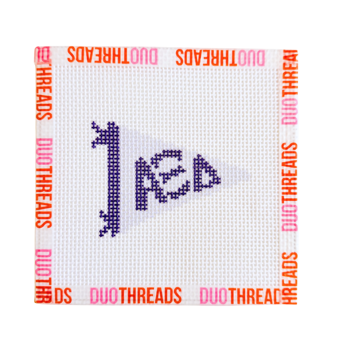 Sorority Pennant Needlepoint Canvas