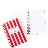 Stripe Sorority Notebook