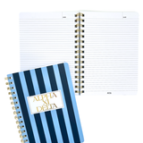 Stripe Sorority Notebook