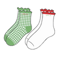 Load image into Gallery viewer, Gingham & Grace Sorority Sock Set - PREORDER
