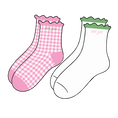 Load image into Gallery viewer, Gingham & Grace Sorority Sock Set - PREORDER
