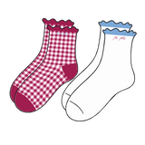Gingham & Grace Sorority Sock Set - PREORDER