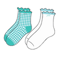 Load image into Gallery viewer, Gingham & Grace Sorority Sock Set - PREORDER
