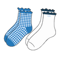 Load image into Gallery viewer, Gingham & Grace Sorority Sock Set - PREORDER
