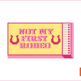 Not My First Rodeo Needlepoint Canvas