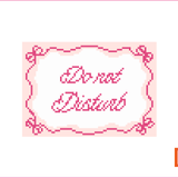 Do Not Disturb Needlepoint Canvas
