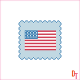 USA Flag Needlepoint Canvas