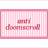 Anti Doom Scroll Needlepoint Canvas