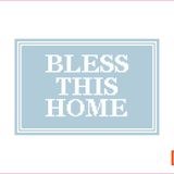 Bless This Home Needlepoint Canvas