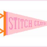 Stitch Club Pennant Flag Needlepoint Canvas