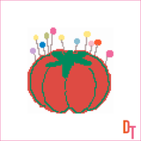 Tomato Pin Cushion Needlepoint Canvas