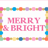 Merry and Bright Needlepoint Canvas