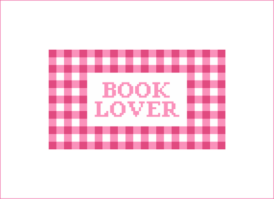 Book Lover Needlepoint Canvas