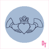 The Claddagh Needlepoint Canvas