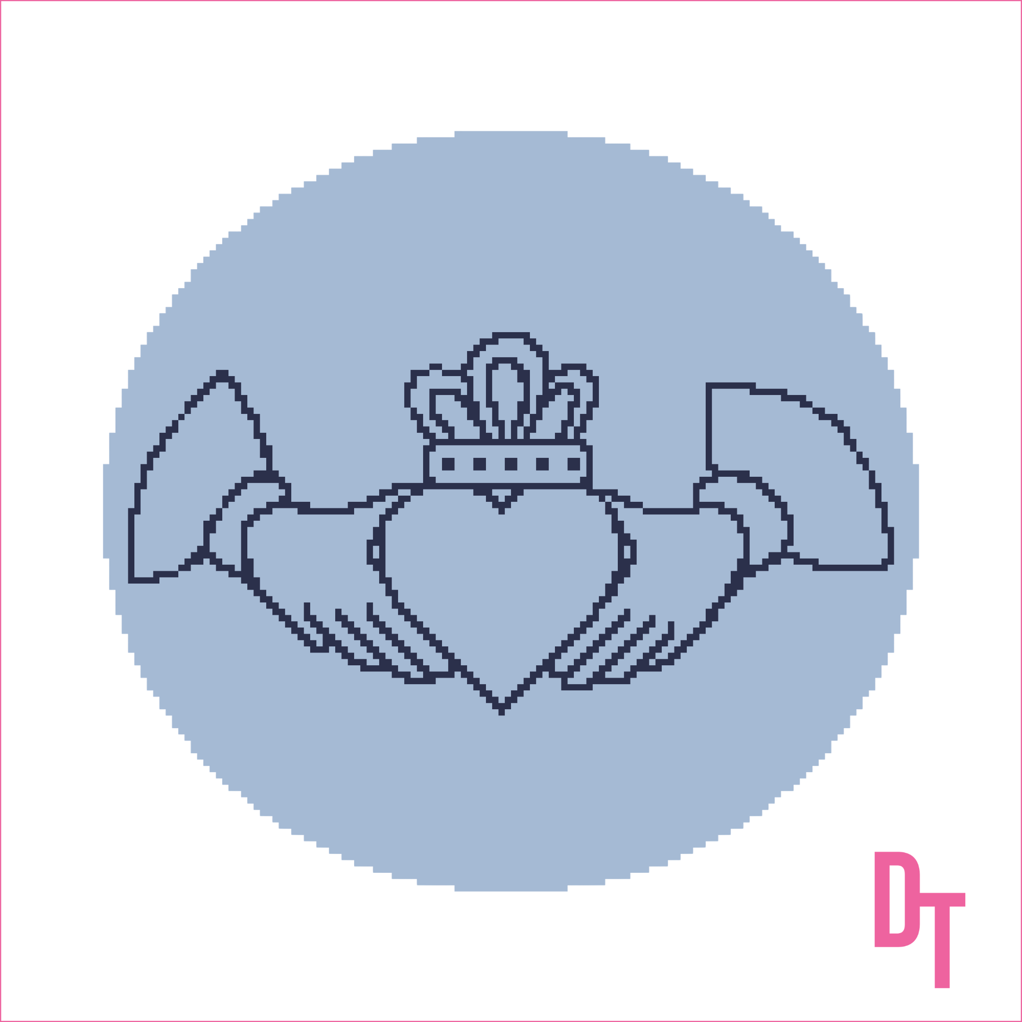 The Claddagh Needlepoint Canvas
