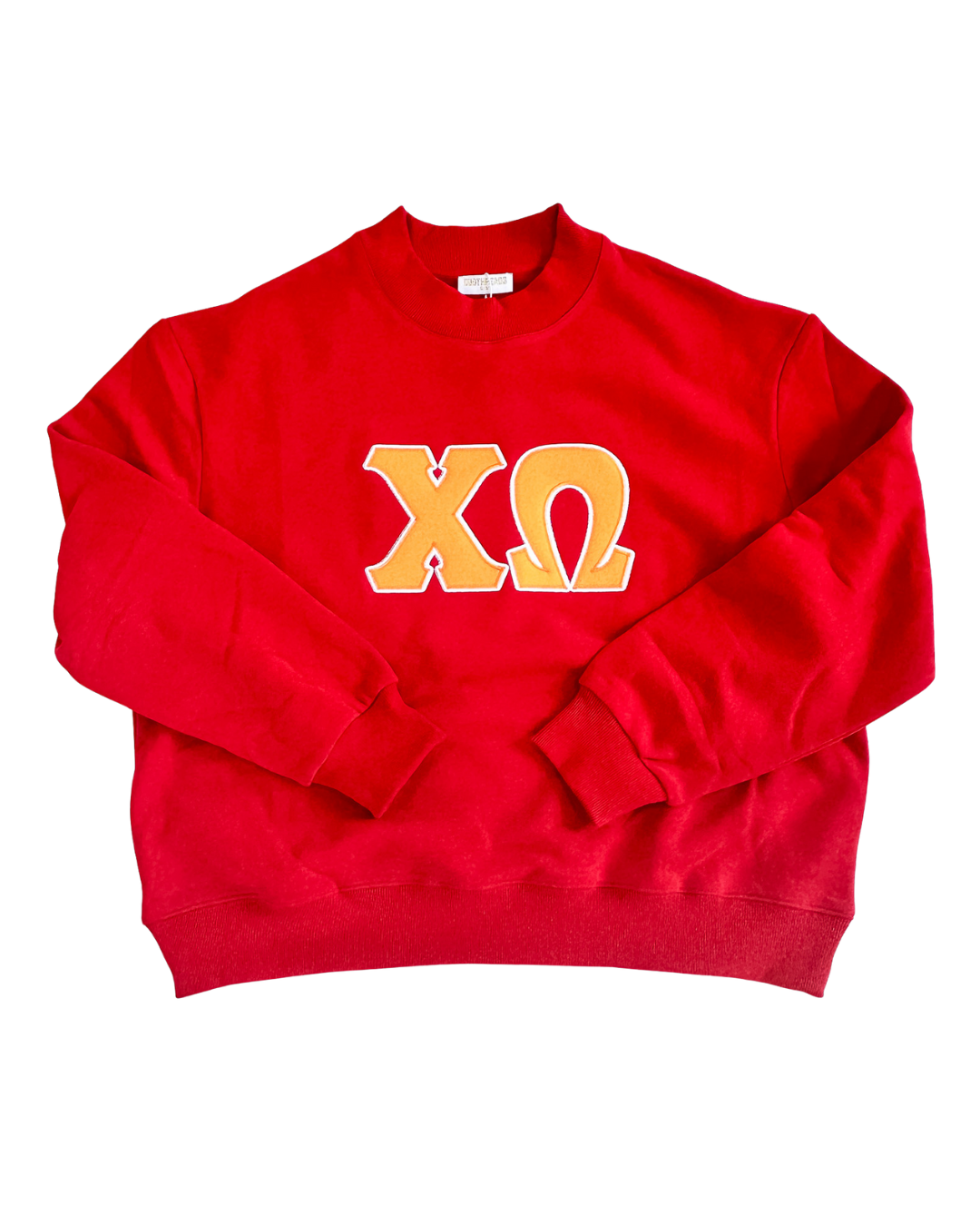 Classic Twill Mock Neck Crew