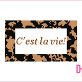 C'est La Vie! Needlepoint Canvas